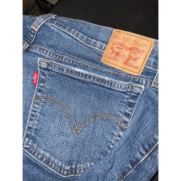 LEVI'S Boyfriend Cropped Raw Hem Jeans sz. 31 - Picture 7 of 7